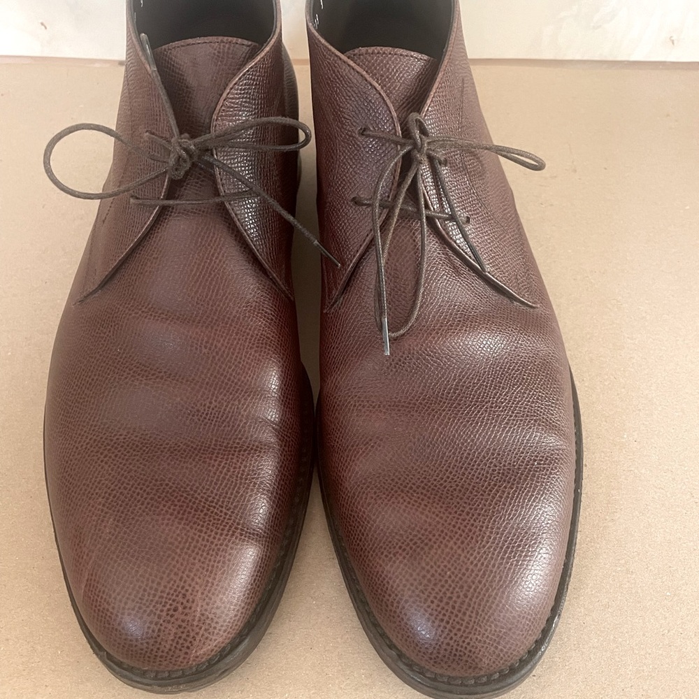 Ferragamo lace up leather men’s shoes
